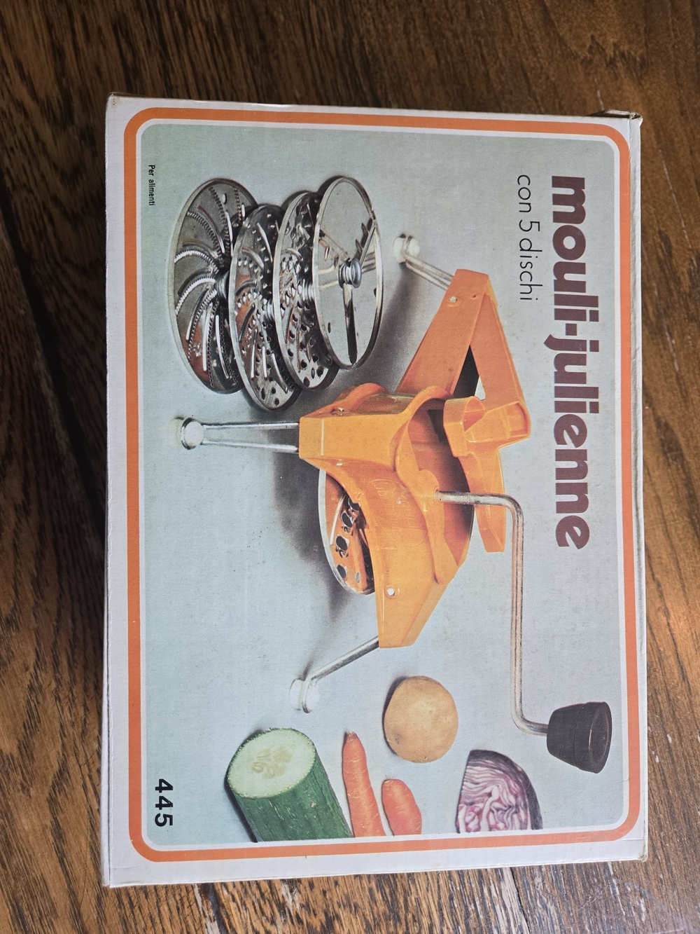 Vintage 1970s Mouli Julienne Vintage Food Shredder Slicer #445